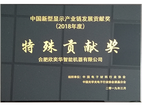 中国新型显示产业链特殊贡献奖